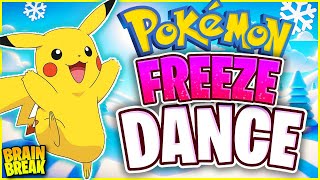 ❄️ Pokémon Freeze Dance ❄️ Winter Brain Break ❄️ Just Dance GoNoodle