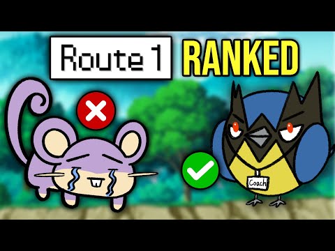 Ranking EVERY Route 1 Pokemon Competitively.