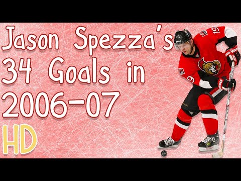 Jason Spezza's 34 Goals in 2006-07 (HD)