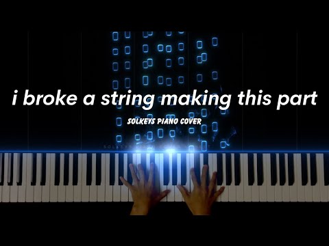 i broke a string making this part - Jake25.17 Piano Cover + Sheet Music