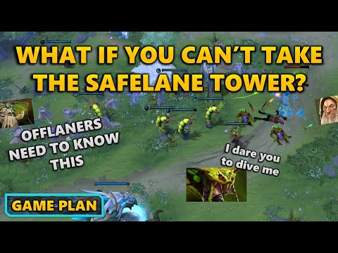 Win lane, but can't take tower? Do this | Dota 2 7.30e