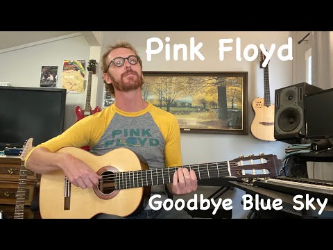 Pink Floyd Friday - Goodbye Blue Sky Guitar Lesson + TAB (Fingerstyle)
