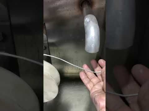 chemical cleaning machines and drying for ss mig wire