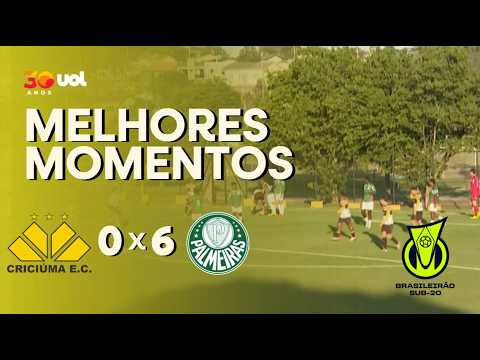 Melhores momentos de Criciúma x Palmeiras