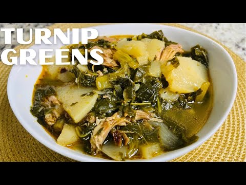 How to Make Southern Turnip Greens | Turnip Greens Recipe | Soul Food Turnip Greens