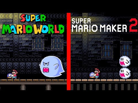 Recreating Super Mario World's Donut Secret Ghost House in Super Mario Maker 2 (SMW Style)
