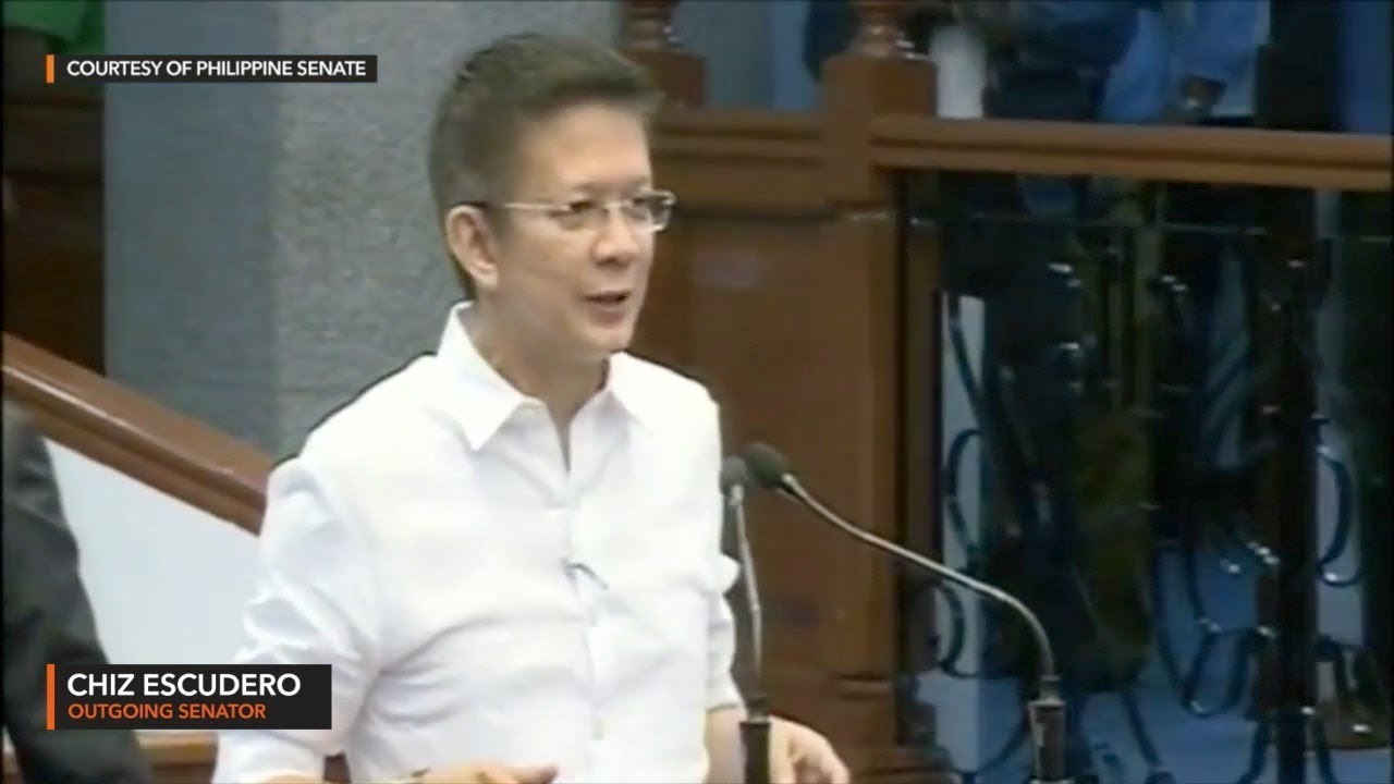 From senator to governor: Chiz Escudero says goodbye to colleagues