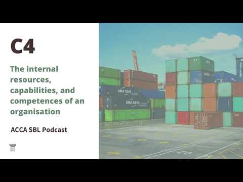 The internal resources, capabilities, and competences of an organisation ACCA SBL exam