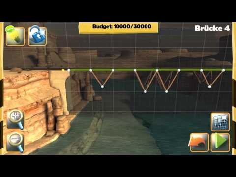 Bridge Constructor - Bridge 4 - Central Mainland - Walkthrough