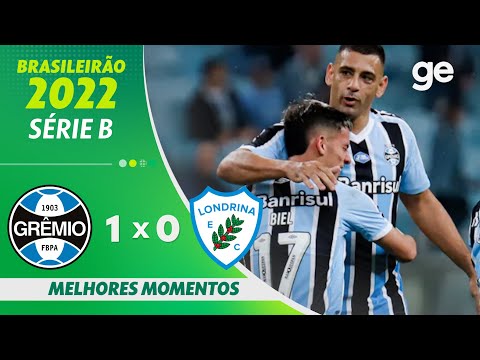 Gols e lances de Grêmio x Londrina