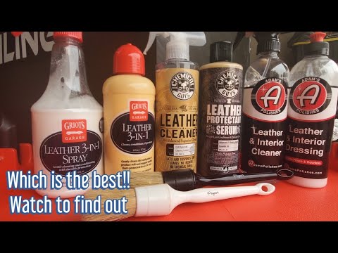 3 leather cleaners you can use to detail your vehicle | Which will take the top spot!!
