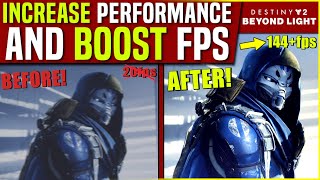 Destiny 2 Guide: How to BOOST FPS and Optimise Performance (Fix LAG - Stutters - FPS Drops)