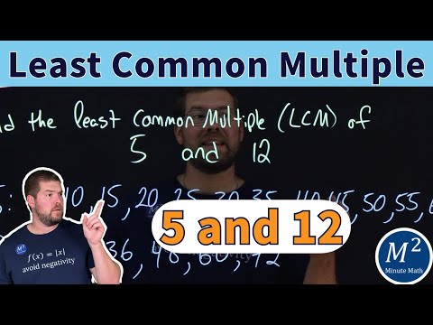 Calculating the Least Common Multiple of 5 and 12