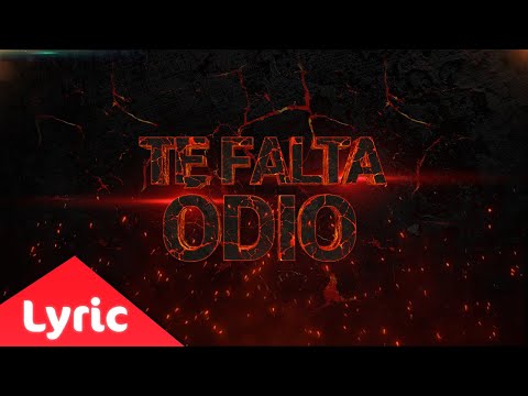 TE FALTA ÓDIO - Lyric vídeo (7MZ) || Tipografia || 7Studios