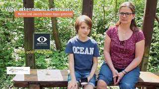 Wie funktionieren Apps um Vögel zu erkennen? Meike und Jannis haben es in Leverk