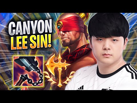 CANYON PERFECT GAME WITH LEE SIN! - DK Canyon Plays Lee Sin JUNGLE vs Kha'zix! | Season 2023