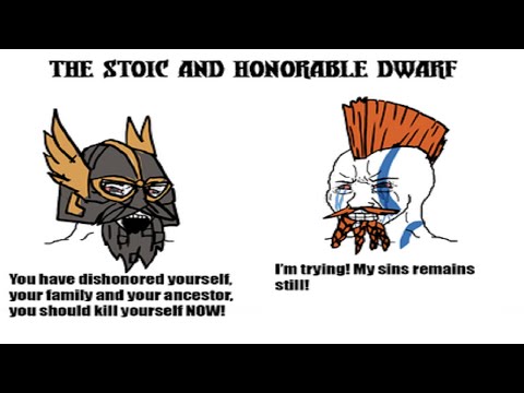 Dwarf "Honor" vs Chaos Dwarf Honor | Total War Warhammer meme dub