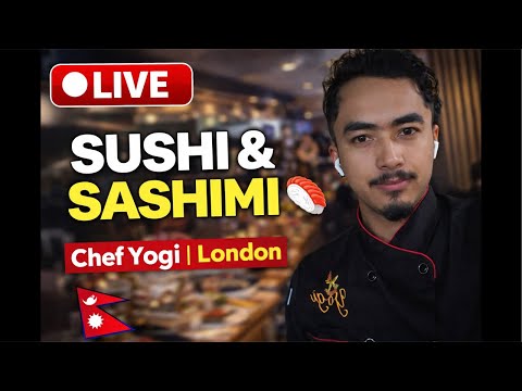 🔴Live Sushi Making | Chef Yogi Preparing Fresh Sushi
