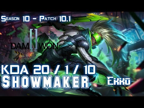 DWG Showmaker EKKO vs SEJUANI Mid - Patch 10.1 KR Ranked