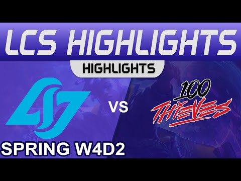 CLG vs 100 Highlights LCS Spring Season 2023 W4D2 Conter Logic Gaming vs 100 Thieves by Onivia