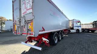 Stas S300CX 82m3!! Vol alu kipper SAF Graanluiken tipper semi-trailer | Image 4 - Autoline
