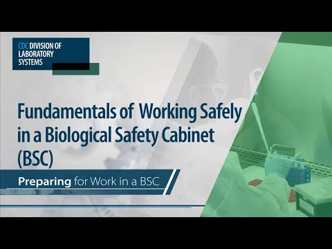 Fundamentals of Working Safely in a Biological Safety Cabinet (BSC): Preparing for Work in a BSC
