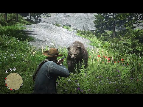 RDR2 - Elephant rifle vs the Legendary Grizzly..