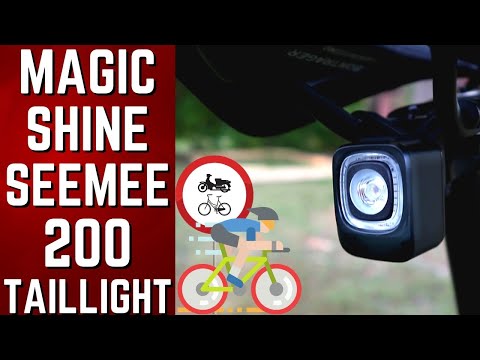 ULTRA BRIGHT | MagicShine SEEMEE 200 Bicycle Taillight | Full Review of this USB Rechargeable Light