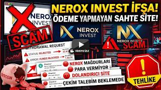 NEROX INVEST İFŞA! 🚨 Para Çekilmiyor, Sakın Yatırım Yapmayın! (NeroX I