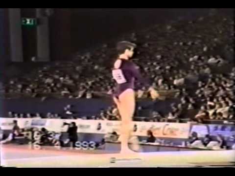 23rd AA HUN Krisztina Molnar BB   1993 World Gymnastics Championships 8 862