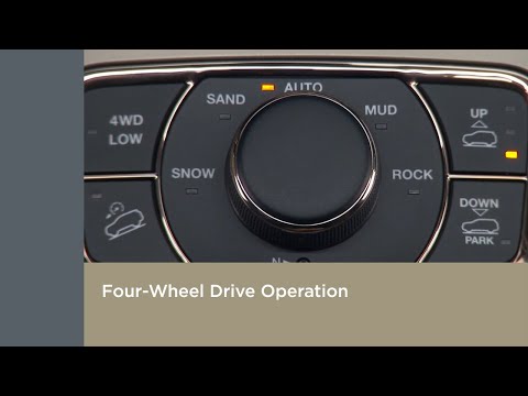 Four Wheel Drive Operation | How To | 2019 Jeep Grand Cherokee
