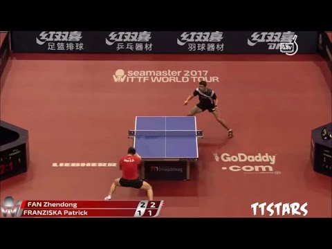 FAN Zhendong vs FRANZISKA Patrick (German open 2017) Round 1