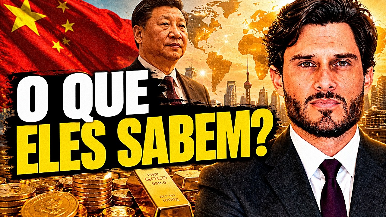 A China está comprando ouro sem parar. O que ela sabe que nós não sabemos? | Rodrigo Stival