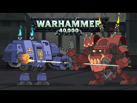 Mk V Dreadnought VS Ork Deff Dread - Cartoons about the Warhammer 40,000