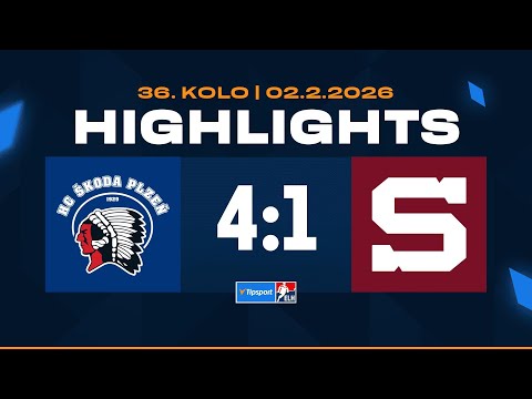 Highlights | HC Škoda Plzeň vs. HC Sparta Praha 4:1 | 02.02.2026