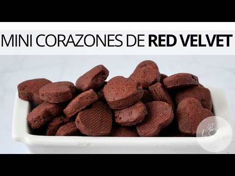 "¡Galletas Mini Red Velvet! Receta Fácil, Rápida y Deliciosa 🍪🎉"