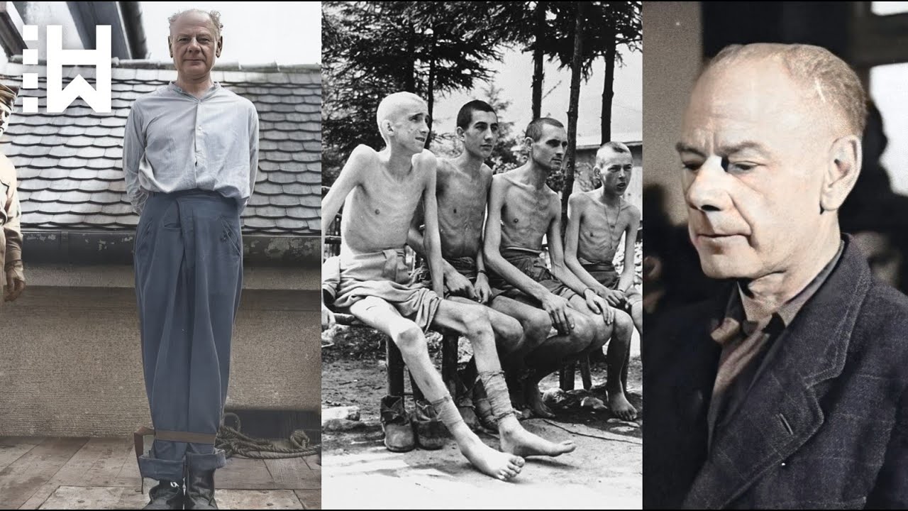 Execution of the Nazi “Dr. Injection” - Psychopathic Nazi doctor in Mauthausen - Eduard Krebsbach