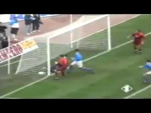 Serie A 1995-1996, day 14 Napoli - Roma 0-2 (Thern, Delvecchio)