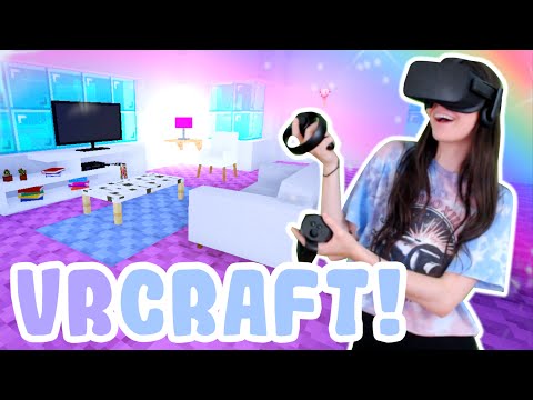 💙 Decorating my HOUSE in VIRTUAL REALITY! VRCRAFT Ep. 3