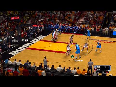NBA 2K14: Miami Heat vs. Dallas Mavericks HD Gameplay - D-Wade Dunks On Dirk!