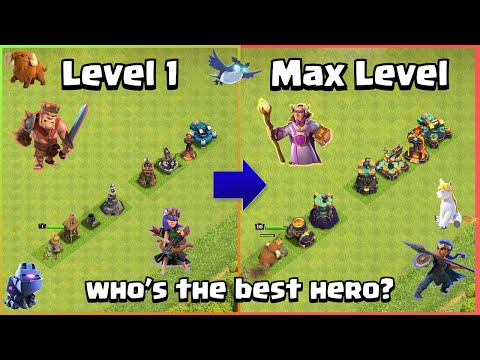 Every Level Heroes VS Every Level Defense Formation | Clash of Clans