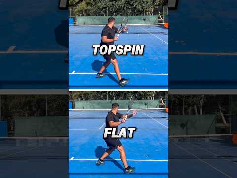 Topspin vs Flat Forehand 🎾 How To Maximise Both