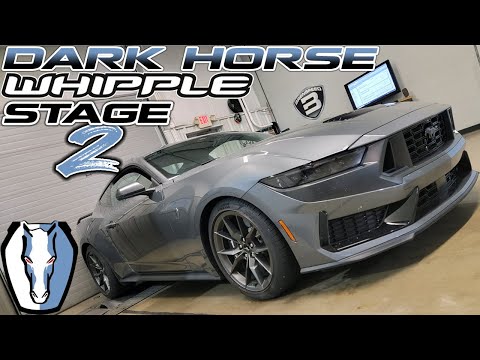 2024 Mustang DARK HORSE (WHIPPLE SUPERCHARGER STAGE 2 DYNO) Auto on 93 then added Kooks Headers