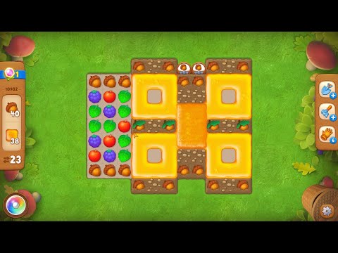 Gardenscapes level 10902 No Boosters Gameplay