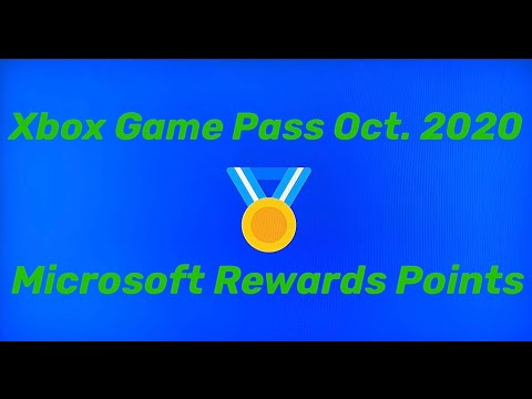 Xbox Game Pass Microsoft rewards Points October 2020