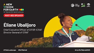 Éliane Ubalijoro Opens GLF Nairobi 2023: A New Vision for Earth