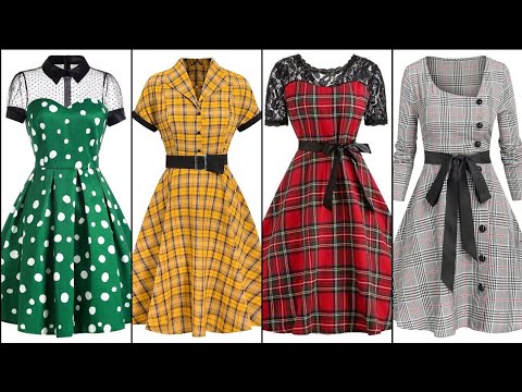 Most Classy Stylish And Hottest A-Line Skater Dress 2023-2024