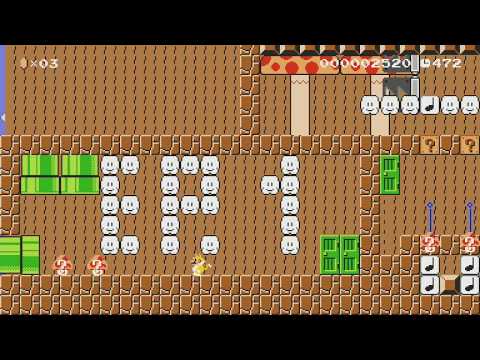 The Cat Mario Show by Sady - Super Mario Maker - No Commentary 1bk