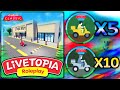 THE CLASSIC! HOW TO GET x10 TICKETS & x5 TOKENS BADGES FROM LIVETOPIA! (ROBLOX)