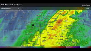 March 4-5, 2025 Minnesota Winter Storm Radar Loop